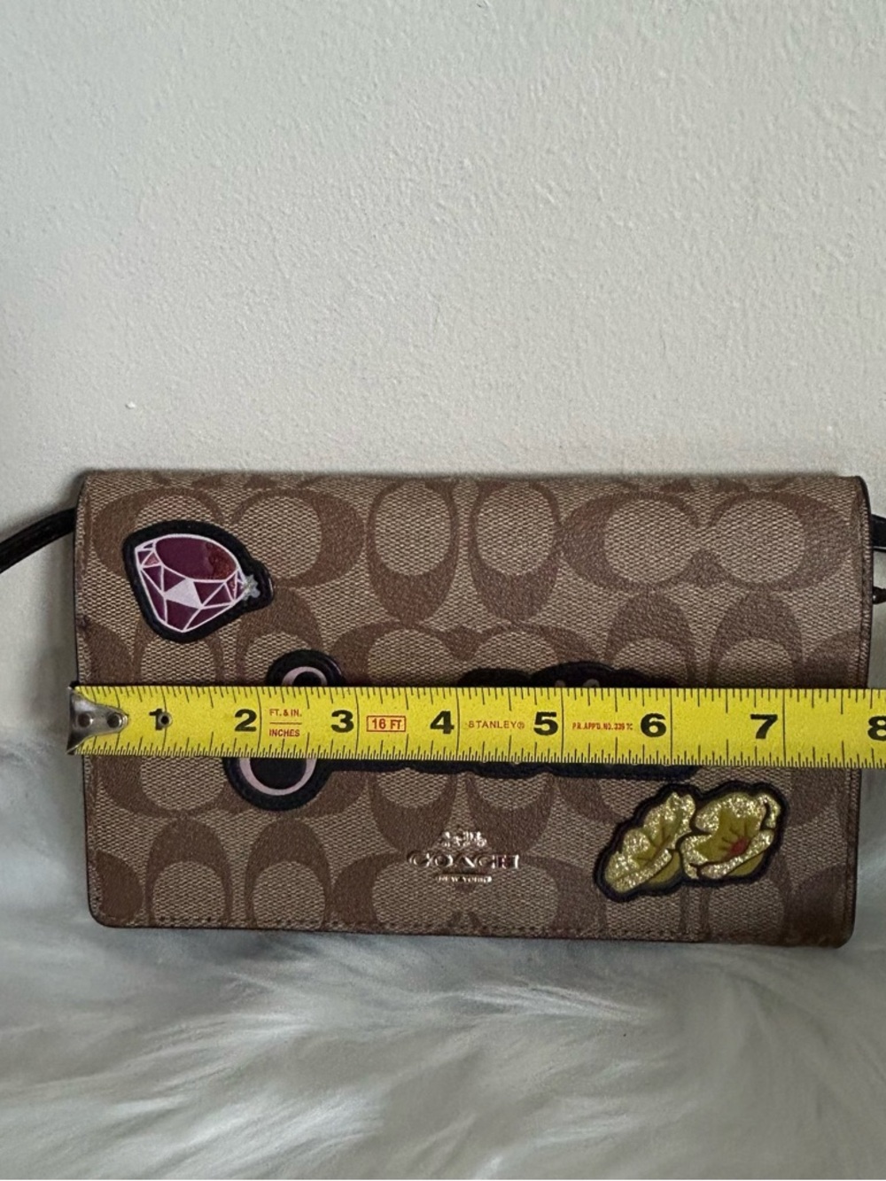 Coach x Disney Snow White Signature Canvas Crossbody Bag Brown F31352 - Picture 10 of 12